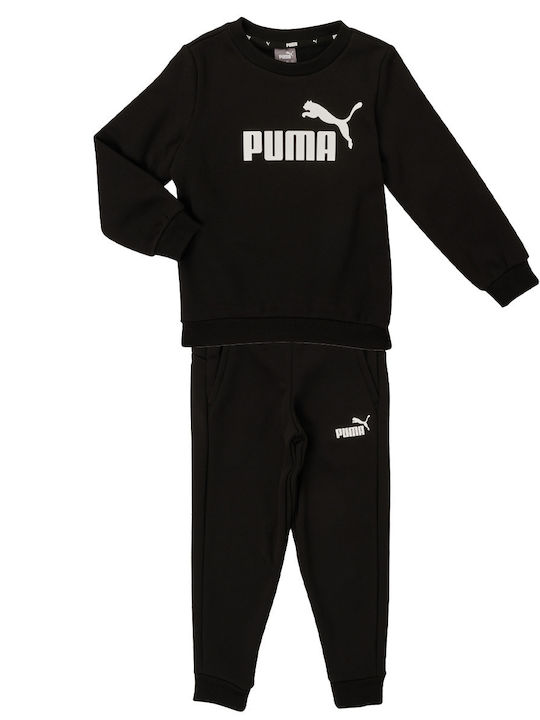 PUMA Παιδικό Σετ Φόρμας Μαύρο 2τμχ
