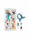 Lilliputiens Kinder Wanddekoration Tiere aus Stoff Ignace 34x1x64εκ.