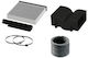 Bosch Air Recycling Unit for Vent Hoods Compatible with Bosch 15x15cm 6 Pieces