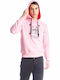 Sweatshirt mit Kapuze Rosa