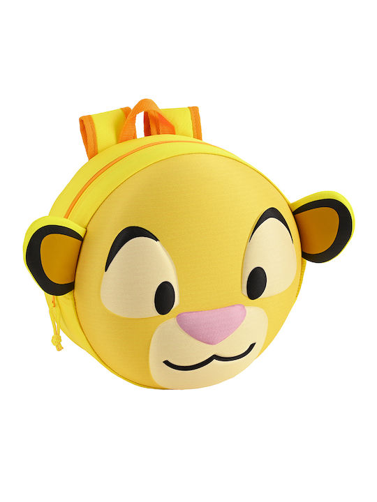 Safta 3D Simba Schulranzen Rucksack Kindergarten in Gelb Farbe