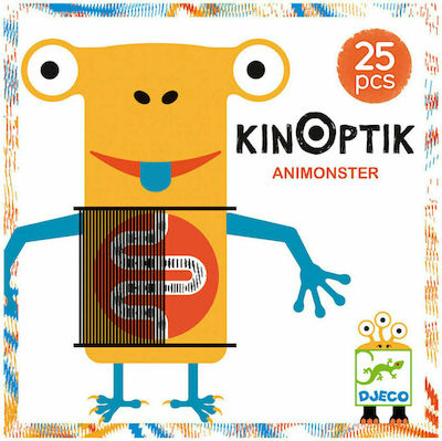 Djeco Magnetic Construction Toy Kinoptik - Τερατάκια