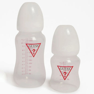 Guess Plastic Bottle Set with Silicone Nipple for 0-18 months 160ml 2pcs