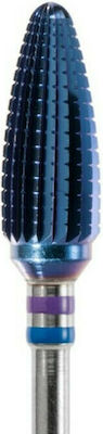 ALX Cosmetics Nail Drill Carbide Bit with Cone Head Blue