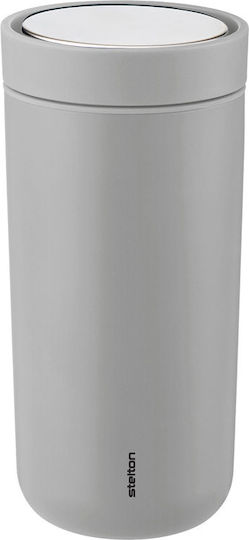 Stelton To Go Click Ποτήρι Θερμός Ανοξείδωτο 200ml Γκρι
