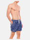 Ulisse Ulisse Men's Swimwear Shorts Blue Nights Floral