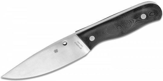 Spyderco Serrata G10 Pin Messer Schwarz in Hülle