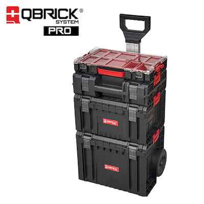 Qbrick Τροχήλατος Πλαστικός Εργαλειοφόρος 4 Θέσεων System Pro