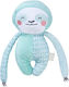 Saro Little Sloth Fabric Baby Activity Toy for Newborns