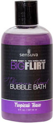 Sensuva Big Flirt Infused Gel de Duș cu Feromoni cu Parfum tachinare tropicală 237ml