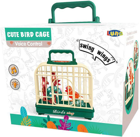 Luna Plastic Construction Toy Bird in Cage for Children 3+ years+ Years