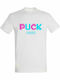 Unisex-T-Shirt, " PUCK GAMES ", Weiß