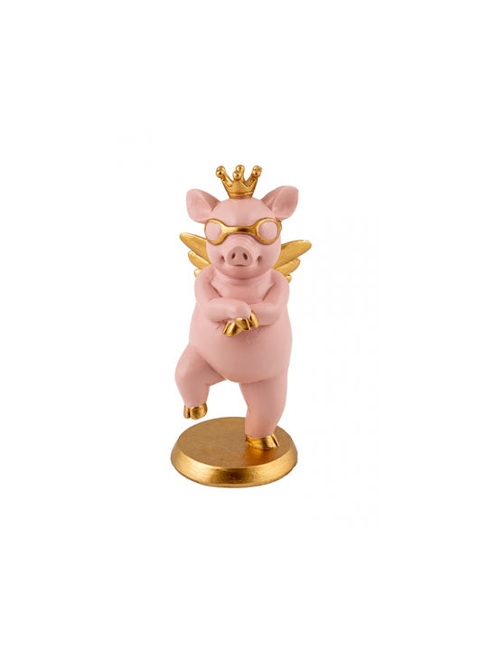 Zen Collection Dekoratives Tier aus Polyresin Schweinchen 14cm 1Stück