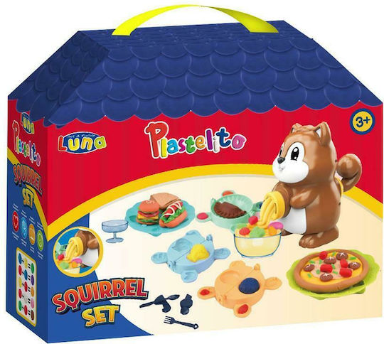 Luna Knete - Spiel-Set Eichhörnchen für 3+ Jahre, 8 Stück