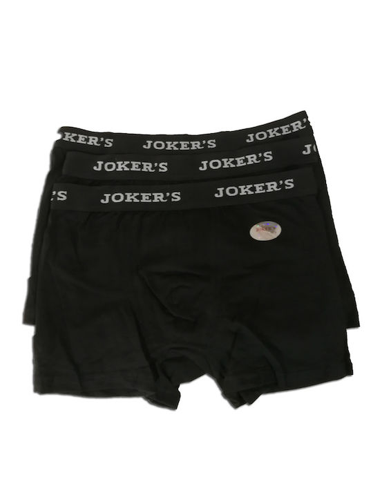 Cotton Classic Boxer Shorts Set of 3 Pieces! | CT-ES-05 Black