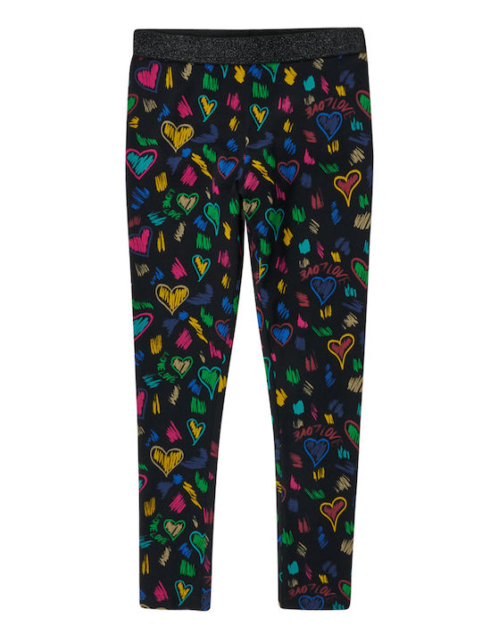 Desigual Leggings pentru Copii Lung Negru Consuelo