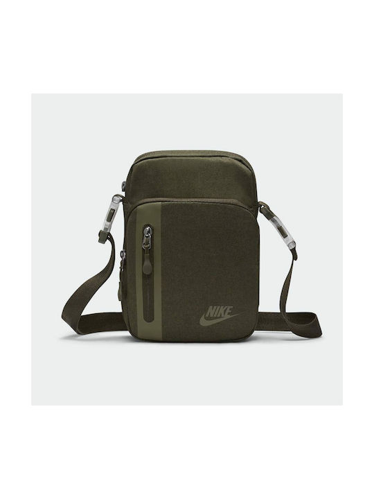 Nike Elemental Ανδρική Τσάντα Ώμου / Χιαστί σε Χακί χρώμα