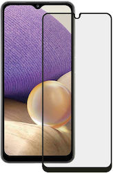 Powertech 5D Vollkleber Vollflächig gehärtetes Glas Schwarz (Galaxy A32 4G)