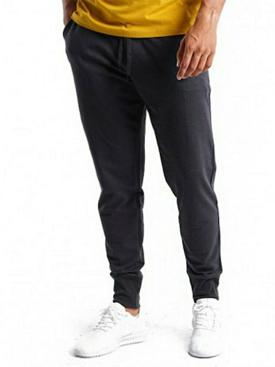 BodyTalk Men's Sweatpants with Rubber Dark Gray