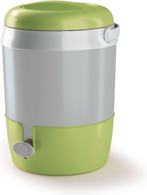 Adriatic Βρυσάκι Container with Faucet Thermos Plastic Green Whale with Handle