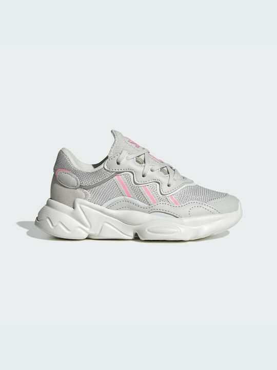Adidas Παιδικά Sneakers Ozweego Grey One / Crystal White / Beam Pink