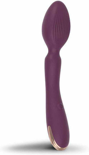 Rocks Off Aurora Vibrator Massage Wandvibrator 25cm Purple Gold