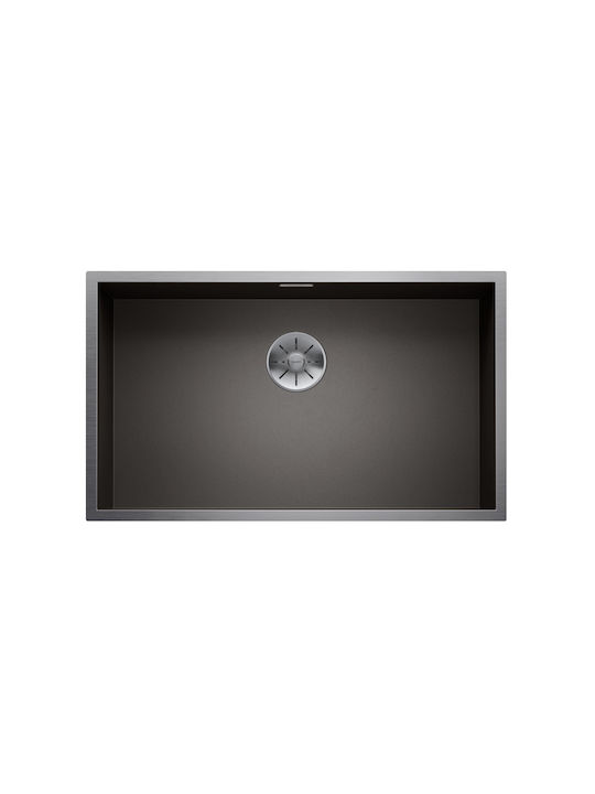 Blanco Zerox 700-IF 526246 Drop-In Sink Inox Satin W74xD44cm Dark Steel