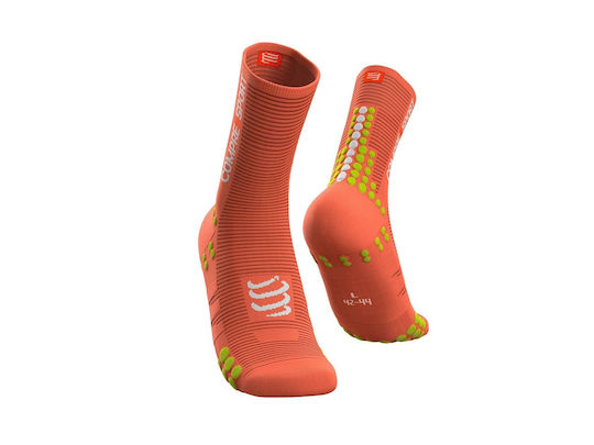 Compressport V3 BIKE Κάλτσες Ποδηλασίας Πορτοκαλί