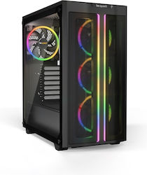 Be Quiet Pure Base 500 FX Gaming Midi Tower Computer Case with Window Panel and RGB Lighting Black