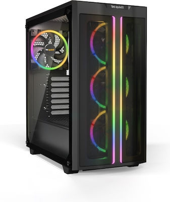 Be Quiet Pure Base 500 FX Jocuri Middle Tower Cutie de calculator cu iluminare RGB Negru