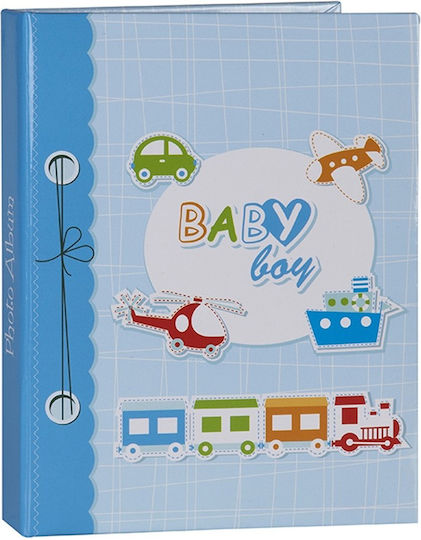 The Paper Box Kinderalbum Baby Boy für 40 Fotos Abmessungen 13x18cm Blue