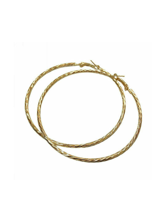 Earrings Hoops Gold Plated