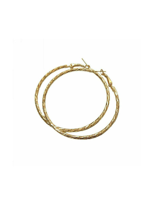 Earrings Hoops Gold Plated