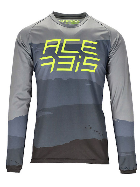 Acerbis Mtb Flex Speed Bărbați Mâneci scurte Tricou de ciclism Gri