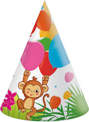 Party Hats Jungle Balloons 6τμχ 6pcs 93784