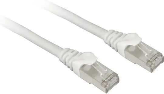 Sharkoon S/FTP Cat.7a Ethernet Network Cable 0.5m White