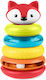 Playgro Stacking Toy Explore & More Stacker - Fox for 6++ Months