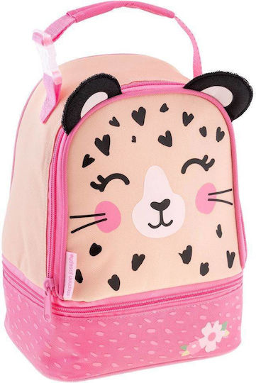Stephen Joseph Leopard Kinder Lunchtasche Isoliert Handtasche 4 Liter Rosa 17x14x24cm