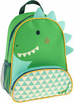 Stephen Joseph Green Dino Σχολική Τσάντα Πλάτης Νηπιαγωγείου σε Πράσινο χρώμα