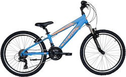 Sector Zero 24" Kinderfahrrad Mountainbike Blau Sector Zero 24" Kinderfahrrad Mountainbike Blau