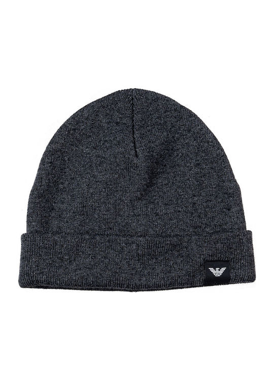Beanie Ανδρικός Σκούφος Πλεκτός σε Γκρι χρώμα