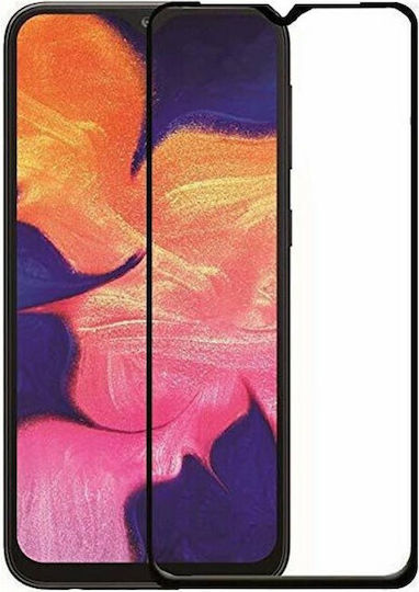 Закалено стъкло за цялото лице Черен (Galaxy A10)