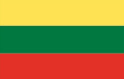 LITHUANIAN FLAG NET DIMENSION 70X100 CM.