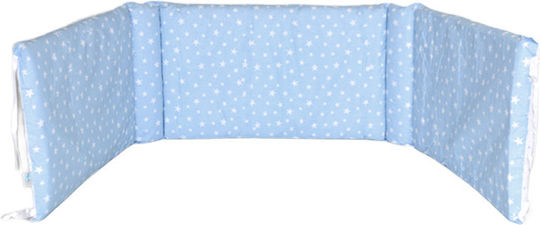 Baby Star Crib Bumpers Classic Inside Ciel 40x205cm