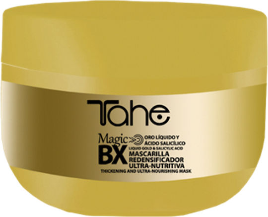 Tahe Magic Bx Gold Redensifizierende Haarmaske für Stärkung mit Keratin 300ml