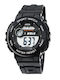 Jaga Digital Herrenuhr 52mm Chronograph Batterie mit Schwarz Kautschukarmband