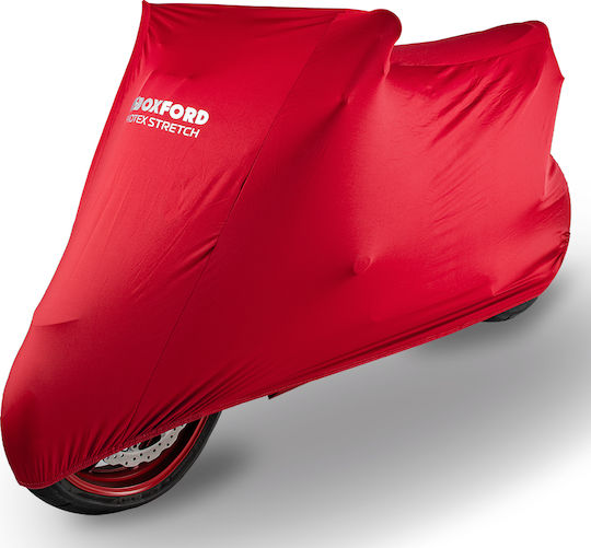Oxford Κουκούλα Μηχανής Εσωτερικού Χώρου Protex Stretch Large Red Μ246xΠ104xΥ127εκ.