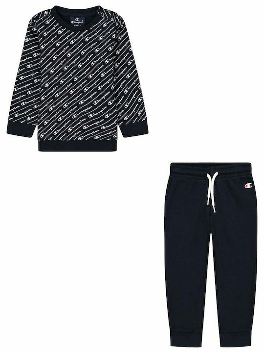 Champion Kids Sweatpants Set Black 2pcs