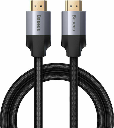 Baseus Enjoyment Geflochten Kabel HDMI-Stecker - HDMI-Stecker 0.75m Gray