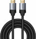 Baseus Enjoyment Geflochten Kabel HDMI-Stecker - HDMI-Stecker 1.5m Gray